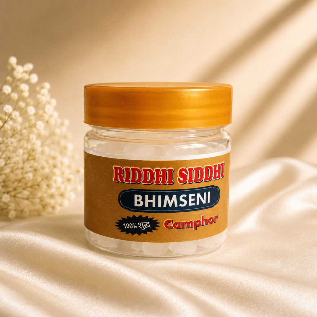 Riddhi Siddhi Pure Bhimseni Camphor for Puja and Aromatherapy