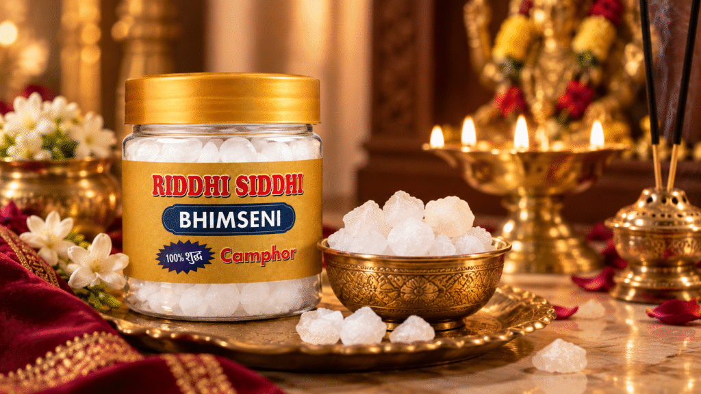 Bhimseni Camphor crystals